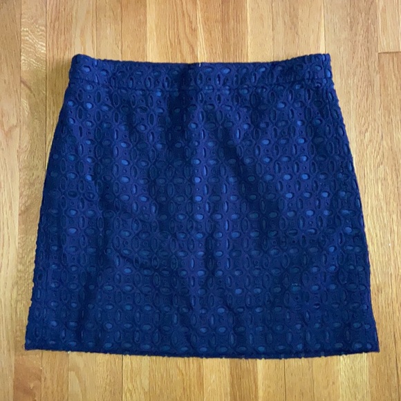 J. Crew Factory Dresses & Skirts - J.Crew Factory Exploded Eyelet Lace Mini Skirt